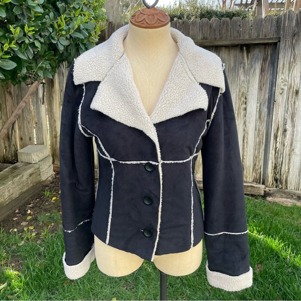 Blanc Noir Karma Raw Black Moto Jacket